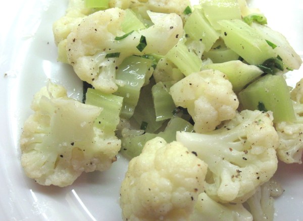 Cauliflower with butter and tarragon