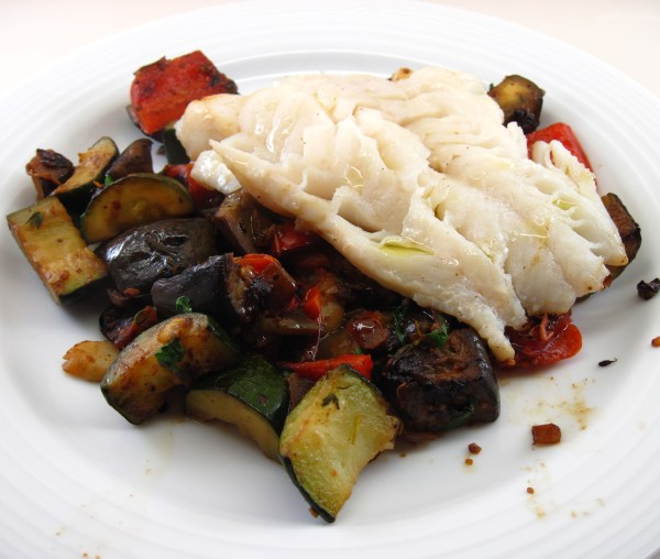 Steamed Fish with Ratatouille
