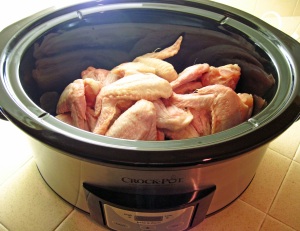 chicken wings in crock-pot