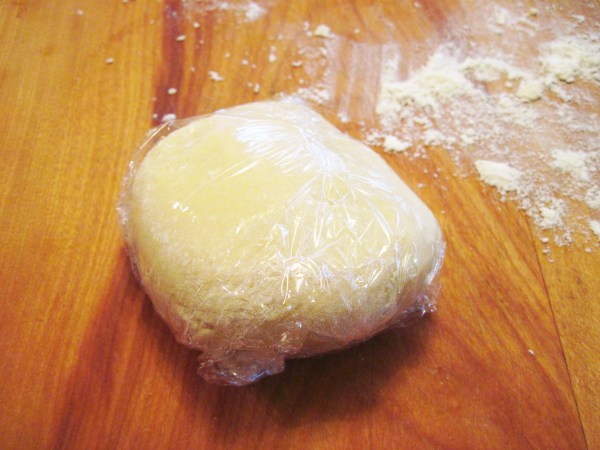 resting in plastic wrap