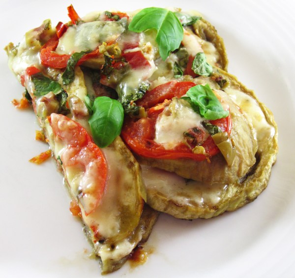 Grilled Eggplant Parmesan