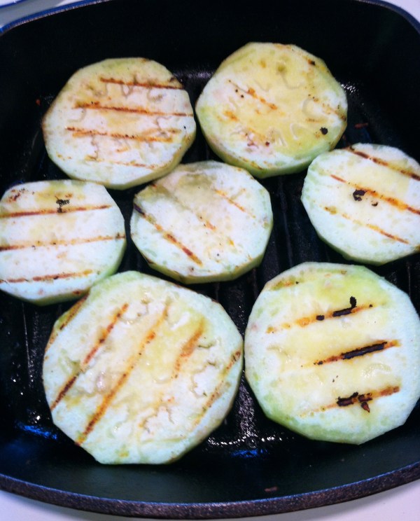 Grilled eggplant