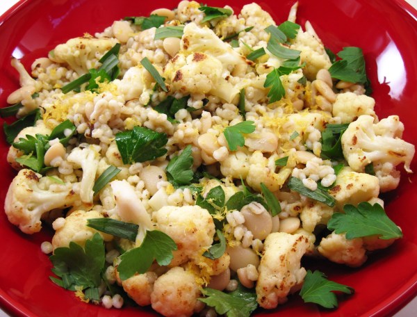 Cauliflower and Herbed Barley Salad