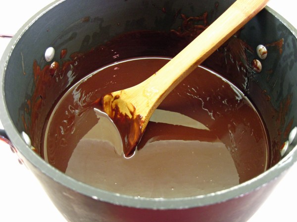 melted chocolate and butter