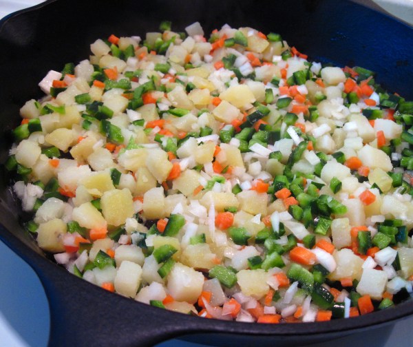 Veggies for the hash