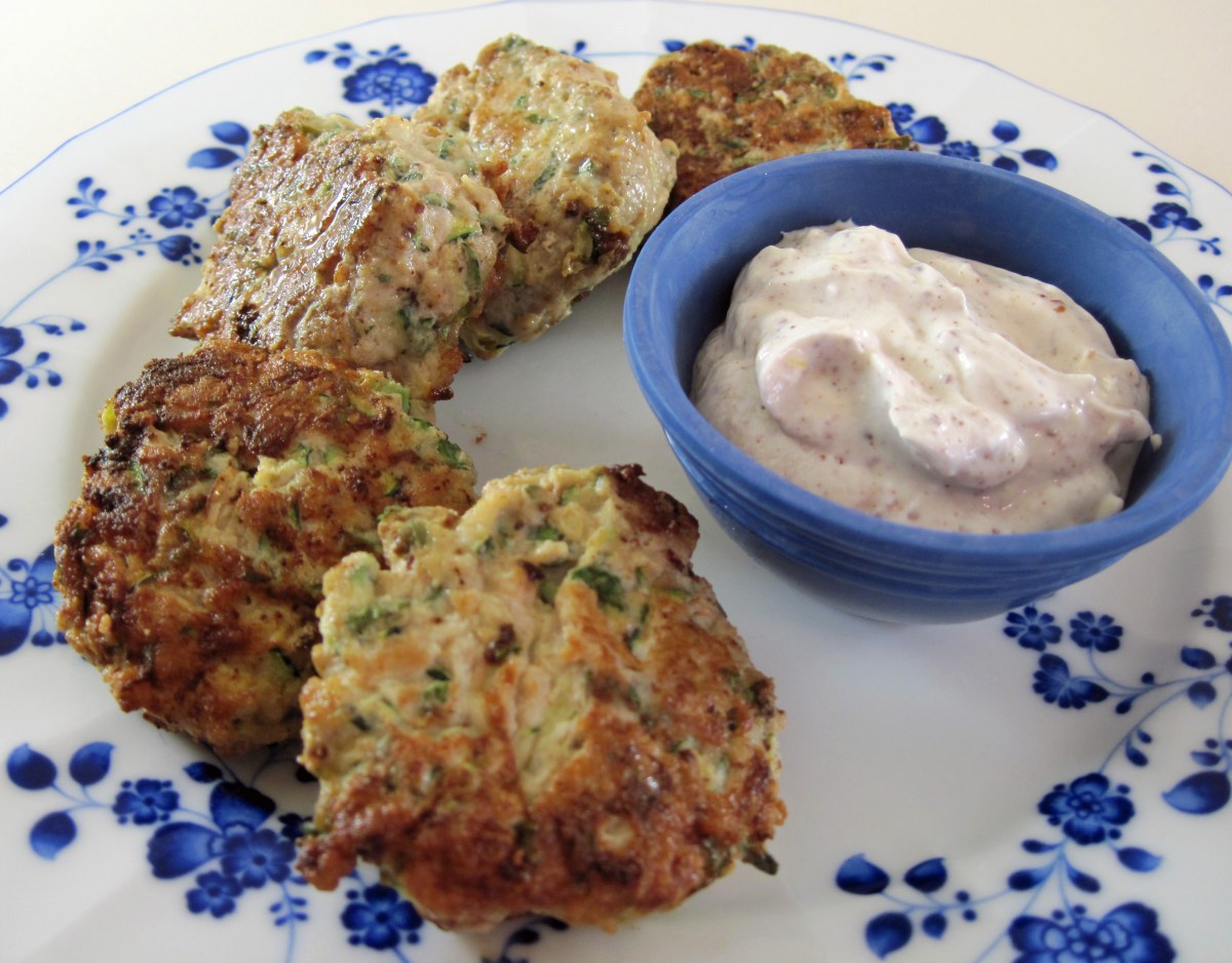 Turkey & Zucchini Burgers with Green Onion & Cumin In the kitchen