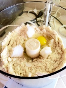 almond crust in the cuisinart