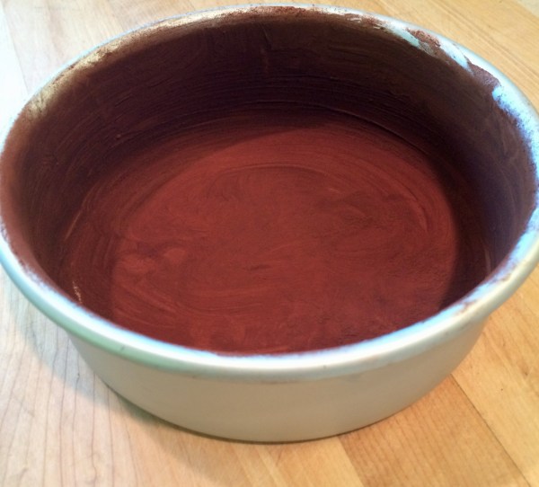 Dusted with cocoa powder