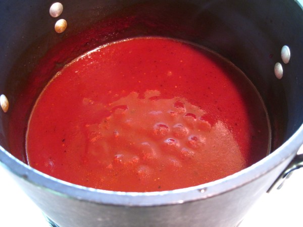 simmered BBQ sauce