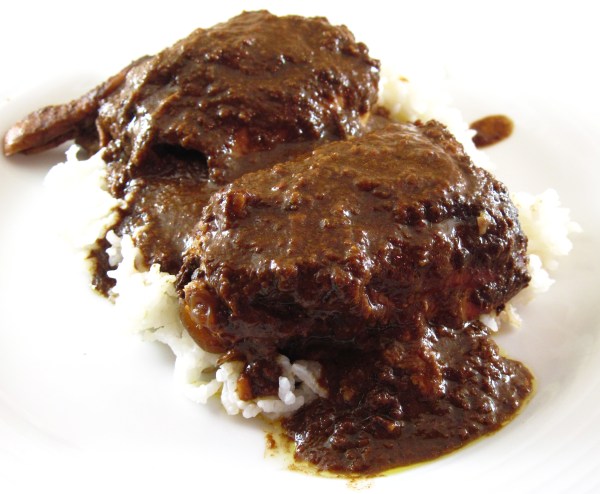 slow cooker chicken mole