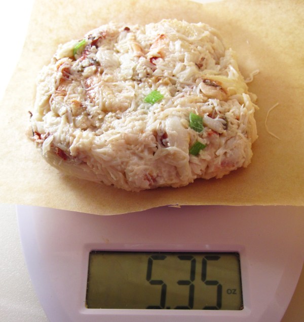 5.3 oz crab cake