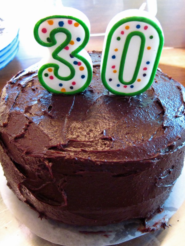 Coconut Sweetened Chocolate Cake tall