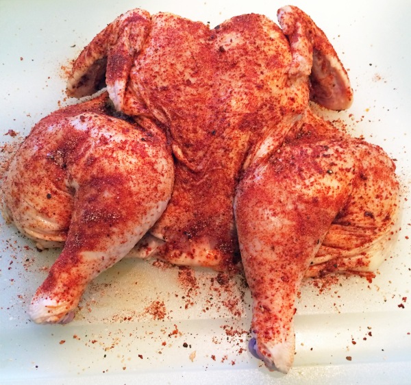 spatchcocked chicken