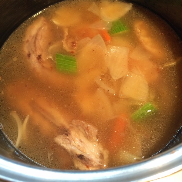 Turkey broth