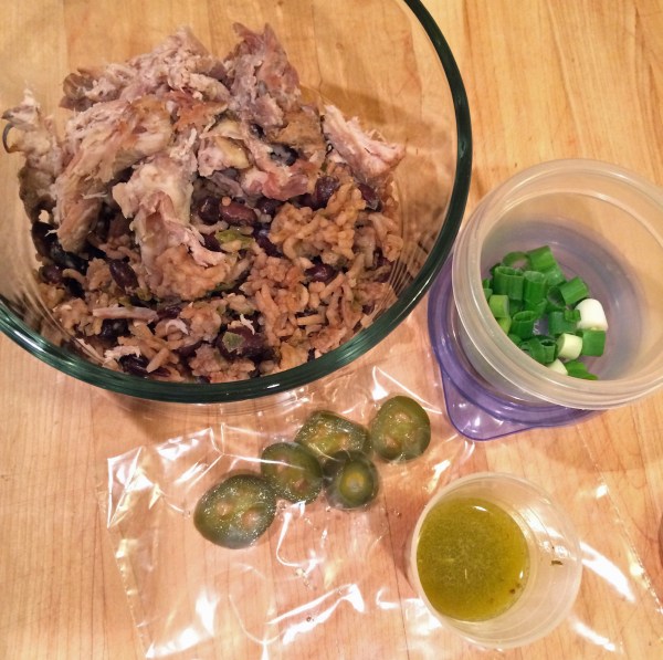 Cuban-style pork and black beans and rice to pack for lunch.JPG
