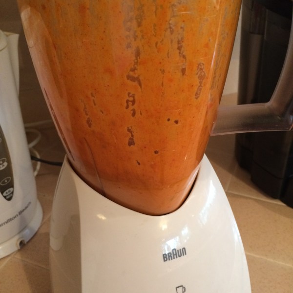 Dressing in the blender