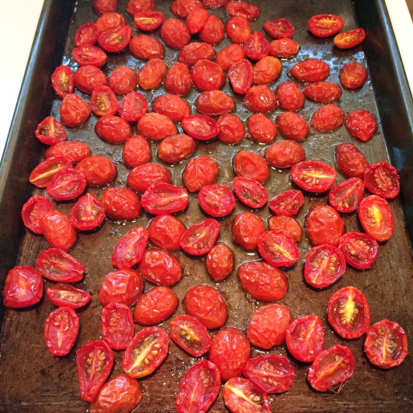 Oven-dried tomatoes
