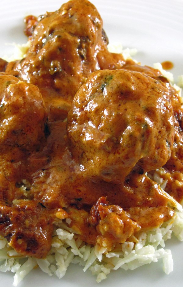 Lamb-Almond Dumplings in a Tomato Cream Sauce - Copy