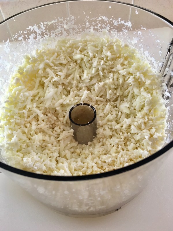 Shredded cauliflower