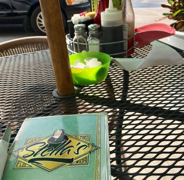 Breakfast outside at Stella's