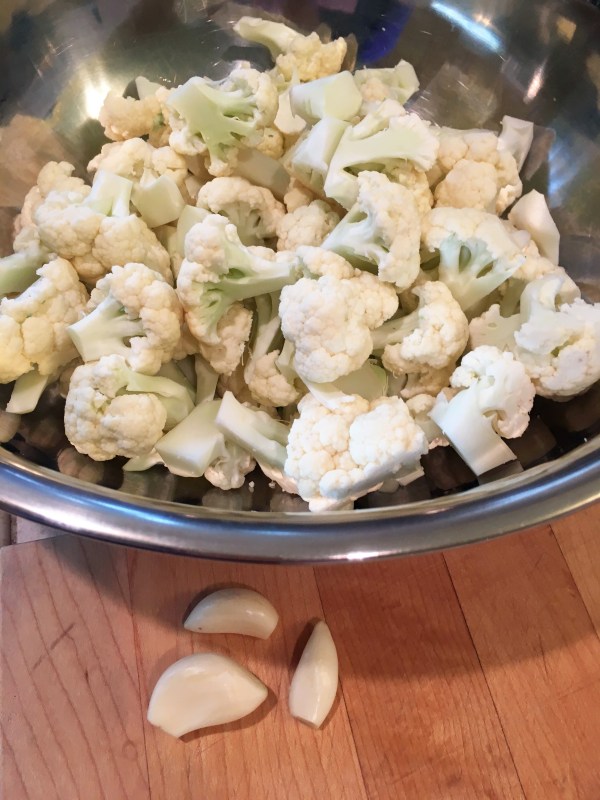 Cauliflower and garlic