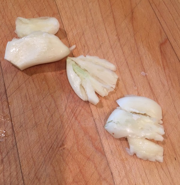 crushed garlic