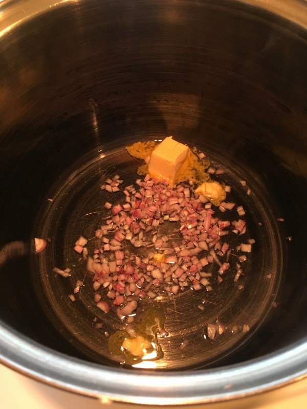 Butter, shallots, Vermouth