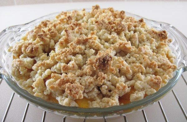 Peach Crisp cooling