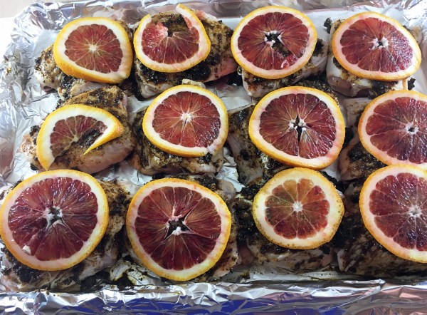 chicken on a sheet pan
