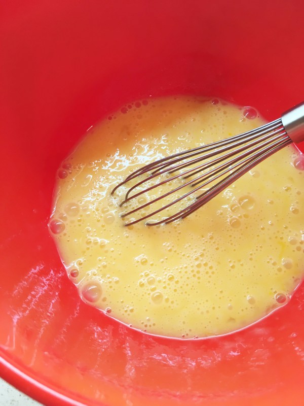 Whisked eggs