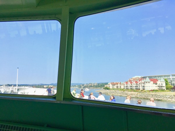 Front row seats on the ferry