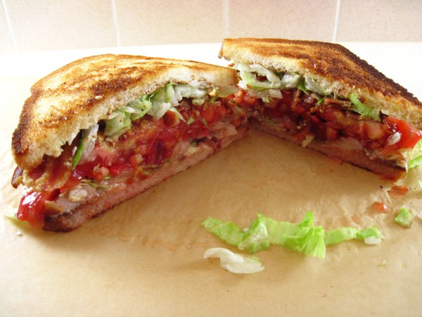 cut in half diagonally