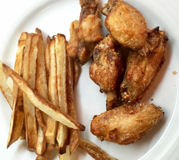 Air Fryer Chicken Wings and fries.jpg