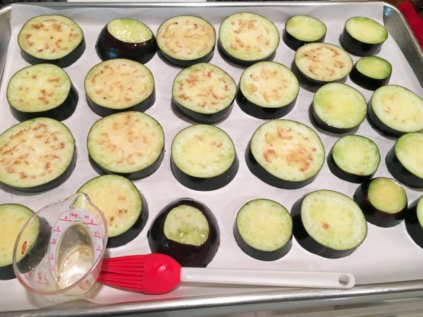 brush with olive oil