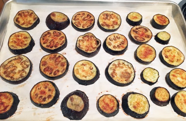cooked eggplant