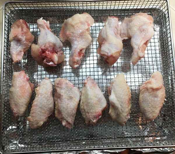 in the air fryer basket