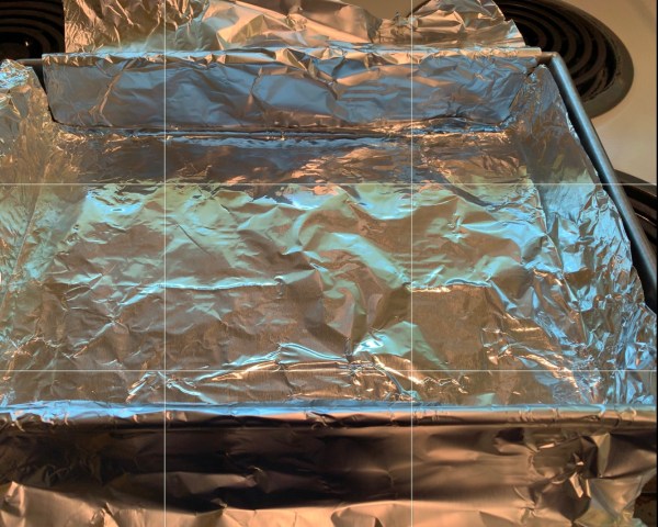 foil in the pan