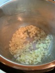 Onions and cumin seeds in the Instant&nbsp;Pot