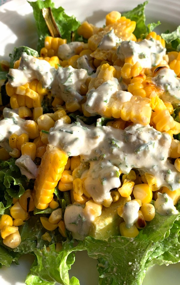 Grilled Corn and Avocado Salad